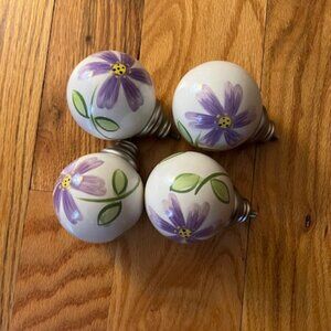 4 Pottery Barn Kids Ceramic Curtain Finials